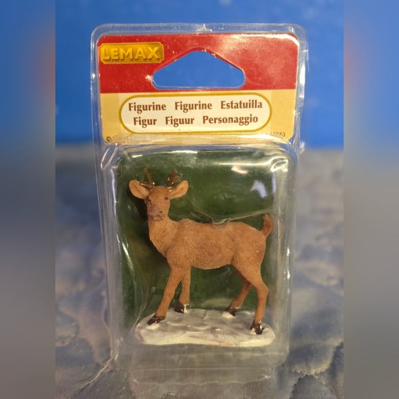 MK5 Vintage 1999 LEMAX, Deer / Buck Figurine, 2.5" Tall, #92343, NIP - Picture 1 of 3